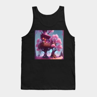 Whispers in the Sakura Grove Tank Top